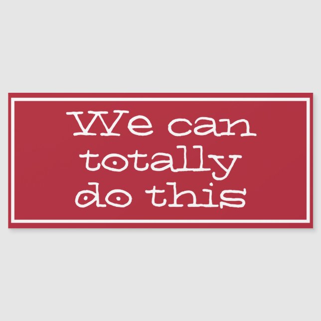 Nous pouvons totalement le faire. Citation Inspira (Devant)