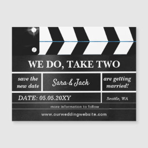 Nous Prenons Deux Mariage Clapboard De Film Report