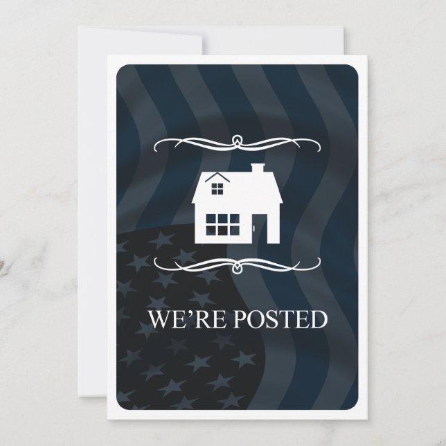 nous sommes affichés faire-part (Devant)