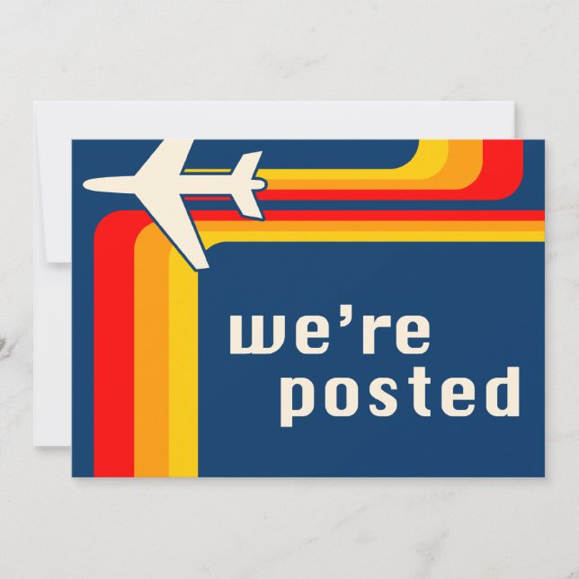 nous sommes affichés faire-part (Devant)