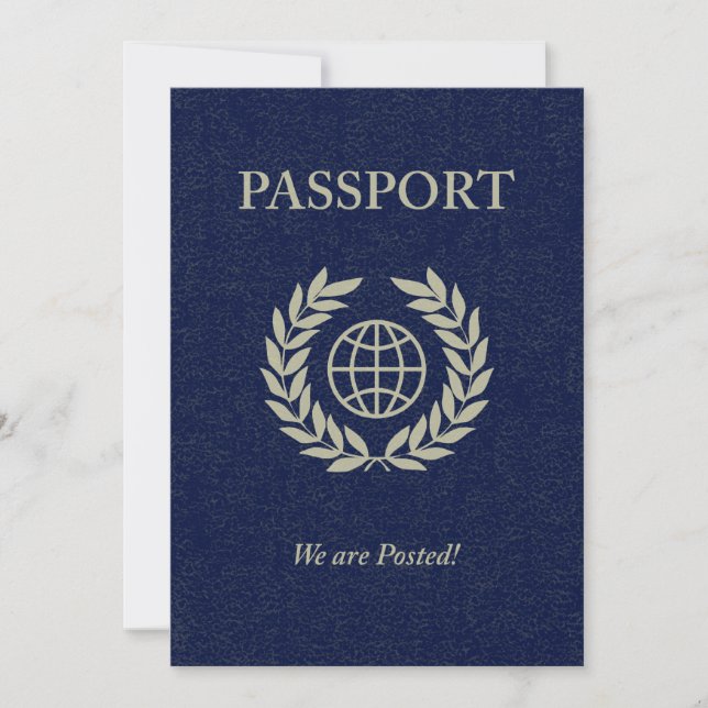 nous sommes affichés passeport (Devant)