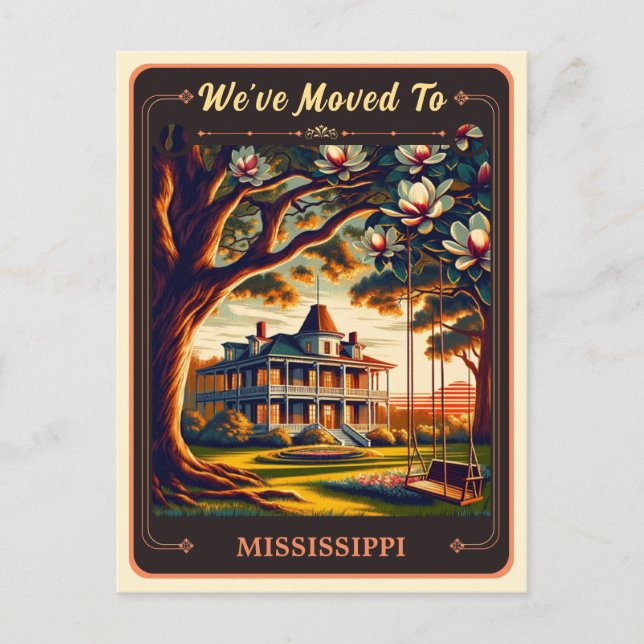 Nous sommes allés au Mississippi | Carte postale V (Devant)