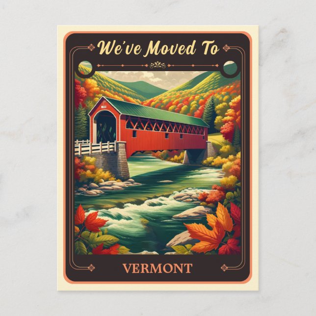 Nous sommes allés au Vermont | Carte postale Vinta (Devant)