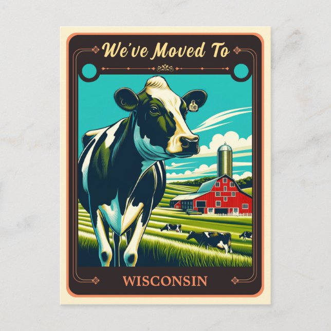 Nous sommes allés au Wisconsin | Carte postale Vin (Devant)