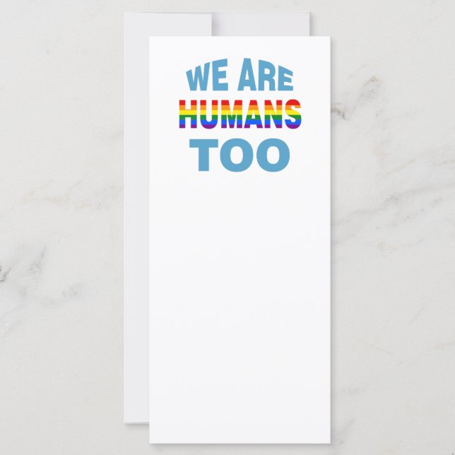 Nous sommes aussi des humains (Devant)
