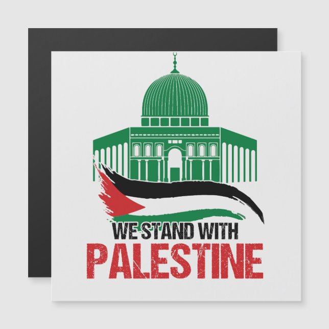 Nous sommes avec la Palestine (Devant / Derrière)