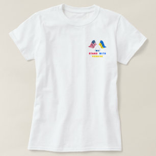 Nous Sommes Avec L'Ukraine Soutien T-Shirt - Liber