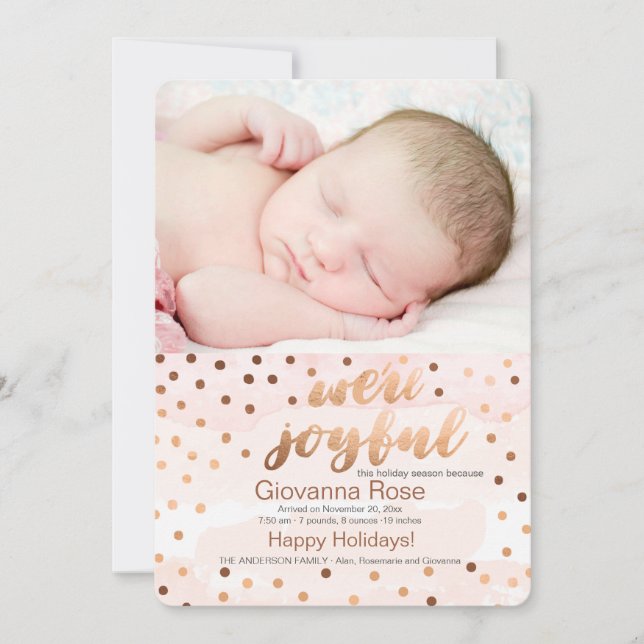 Nous sommes carte joyeuse de vacances de photo (Devant)