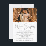 Nous sommes Eloping Invitation Mariage Faire-part<br><div class="desc">Célébrez le prochain Monsieur & Madame avec cette faire-part et cette invitation élégante !</div>