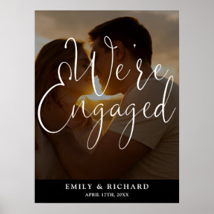 Nous sommes engagés Affiche de bienvenue photo de 