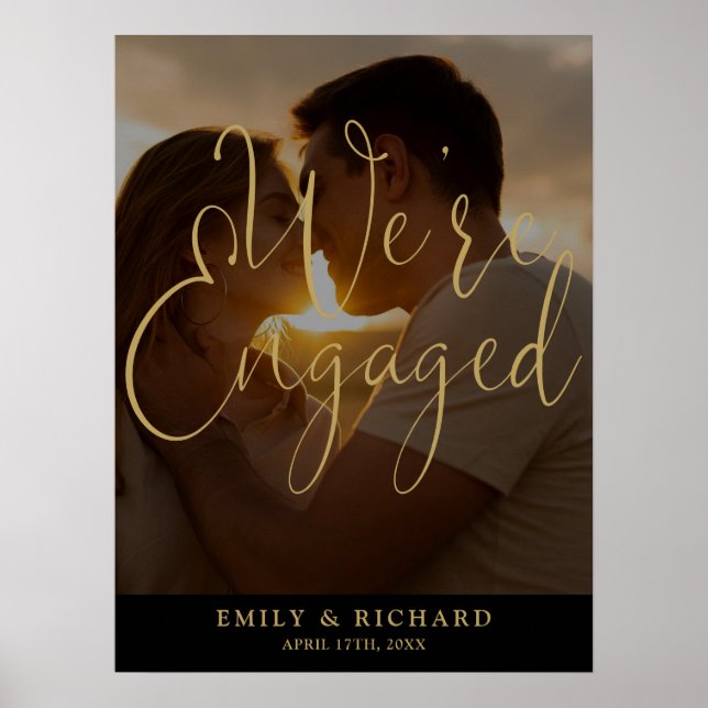 Nous sommes engagés Affiche de bienvenue photo de  (Devant)