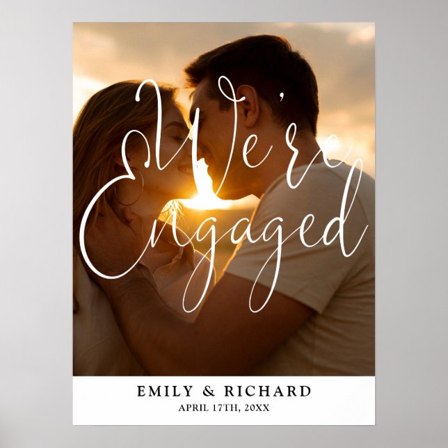 Nous sommes engagés Affiche de bienvenue photo de  (Devant)