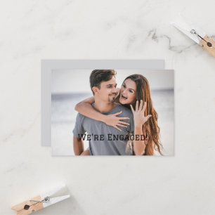 Nous sommes engagés Faire-part Fiançailles