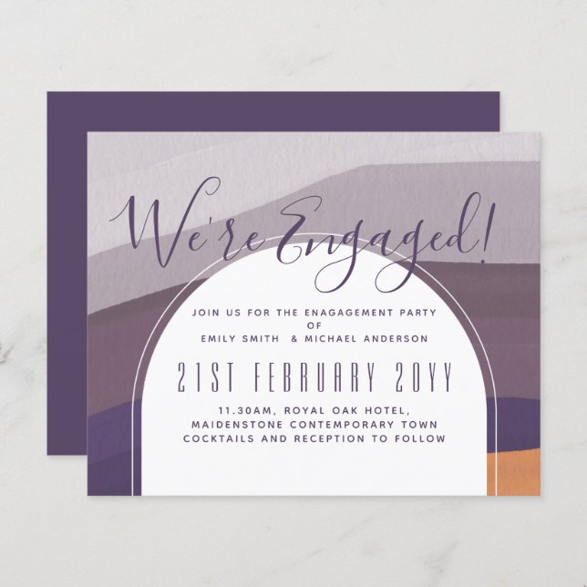 Nous sommes engagés ! Moderne Photo Collage Invita (Devant / Derrière)