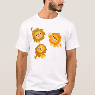 "Nous sommes ici ! !" T-shirt Enfants Lions Cartoo