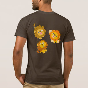 "Nous sommes ici ! !" T-shirt Lions Cartoon mignon