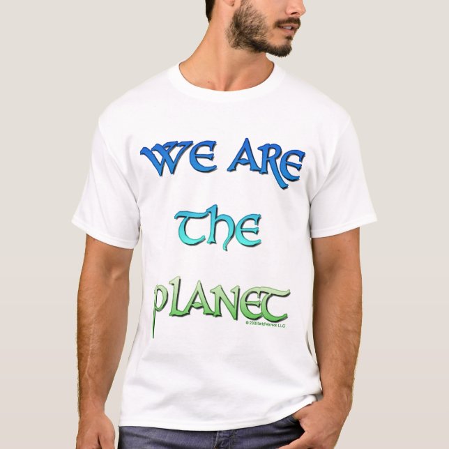 Nous sommes le T-shirt de planète (Devant)
