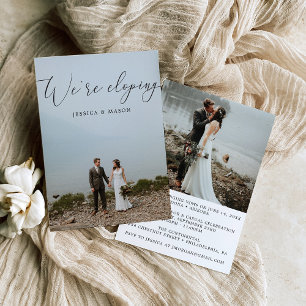 Nous sommes l'Invitation Faire-part Eloping