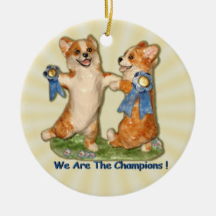 "Nous sommes ornement de corgi des champions"