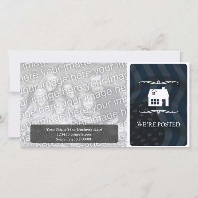 nous sommes postés faire-part : mod home (Devant)