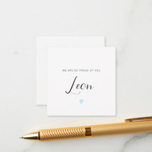 Nous Sommes Si Fiers De Vous, Avec Carte Diamond B