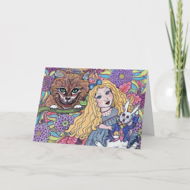 Nous sommes tous fous ici ! carte de voeux 5x7 (Devant)