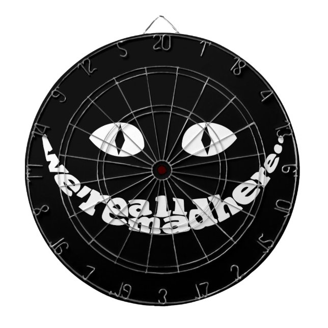 Nous sommes tous ici Cible de flechettes folle (Devant)