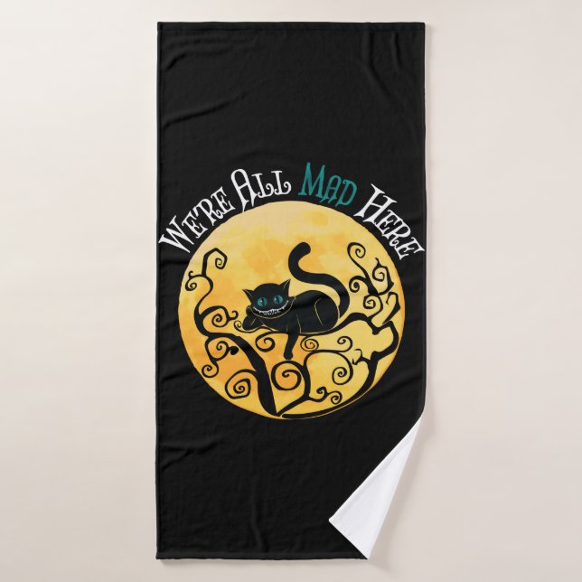 Nous sommes tous morts ici - Cheshire Cat (Serviette de bain)