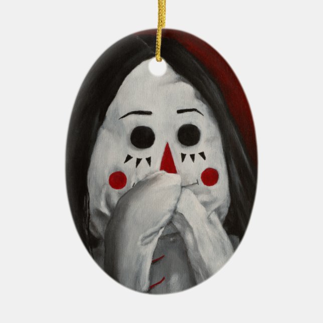 Nous sommes tous Poupées ici III Ornement en céram (Devant)