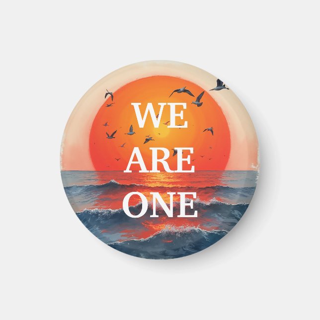 Nous sommes un aimant à bouton (Devant)