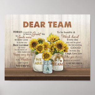 Nous Sommes Une Équipe Poster Wall Art Prints