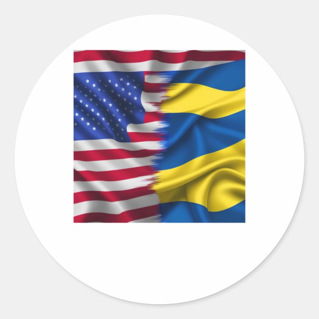 Nous sommes unis – Autocollant drapeaux États-Unis (Devant)