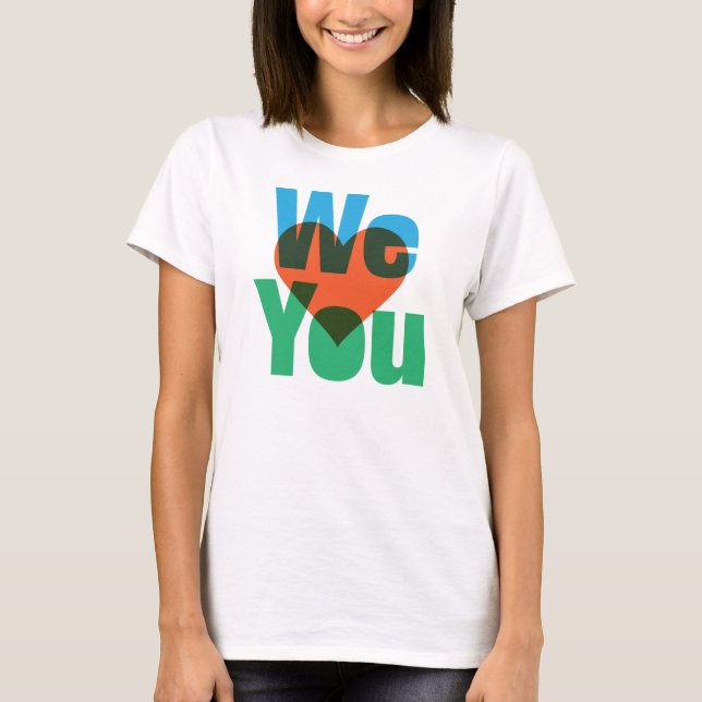 NOUS T-shirt de <3 U (Devant)