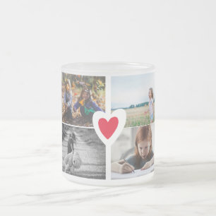 Nous t'aimons Grand-mère Photo Collage Mug