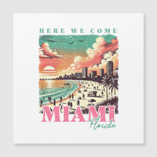 Nous Venons Miami Floride - Vintage Miami Beach