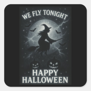 Nous Volons Ce Soir Stickers Platine/Halloween Noi