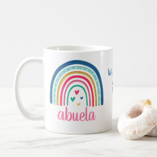 Nous Vous Aimons Abuela Rainbow Coffee Mug