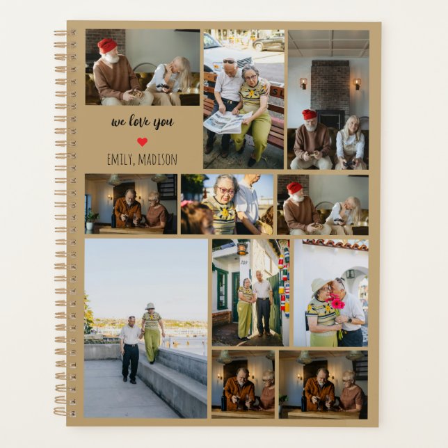 Nous vous aimons Collage de photos de famille pers (Devant)