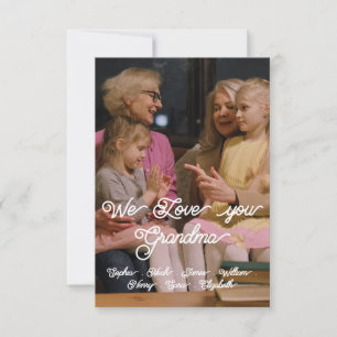 NOUS VOUS AIMONS GRAND-MÈRE. PERSONNALISER informa