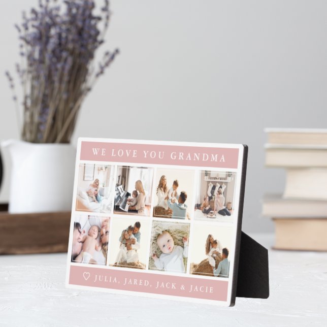 Nous Vous Aimons Grand-Mère Plaque (Créateur téléchargé)