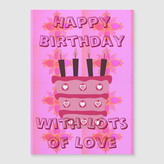 Nous Vous Aimons Joyeux Anniversaire (Devant)