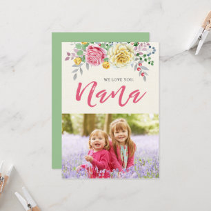Nous Vous Aimons Nana   Photo Carte d'appartement 