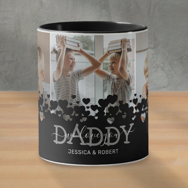 Nous Vous Aimons Papa 3 Photo Mug (Créateur téléchargé)