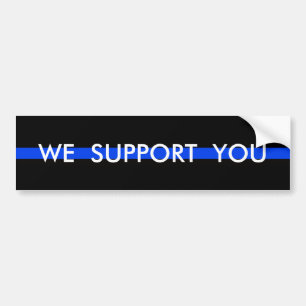 NOUS VOUS APPUYONS POLICE BUMPER STICKER