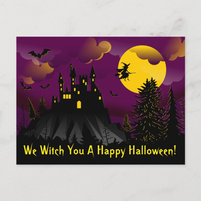Nous Vous Assurons Une Bonne Carte Postale Hallowe (Devant)