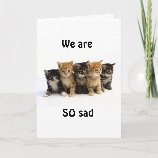 NOUS VOUS "MANQUERONS" TANT ! CARTE (Devant)