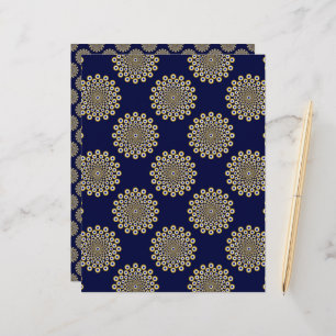 Nous Vous Regardons Marine Et Gold Pois