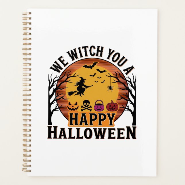 Nous vous souhaitons un joyeux Halloween Vintage (Devant)