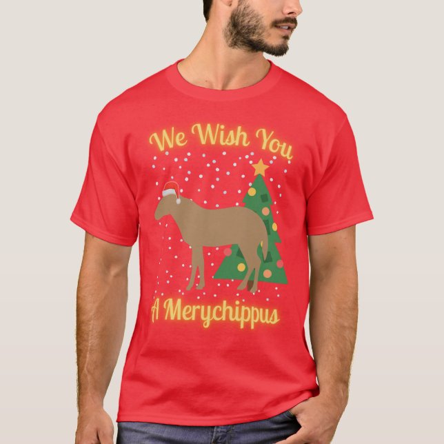 Nous vous souhaitons un T-Shirt Merychippus (Devant)
