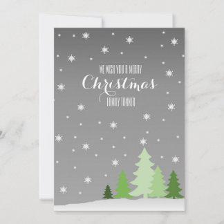 Nous vous souhaitons une carte de Joyeux Noël avec